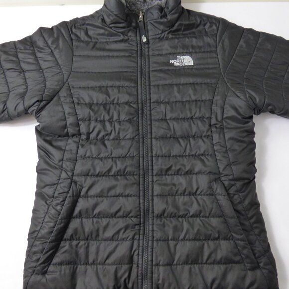 North Face Girls' Fleece Lined Reversable Jacket, Size 14/16 Years - Picture 1 of 4